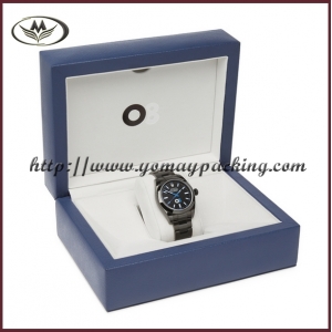 blue leather watch case  LWB-006