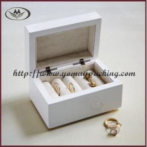 wood ring cufflink box