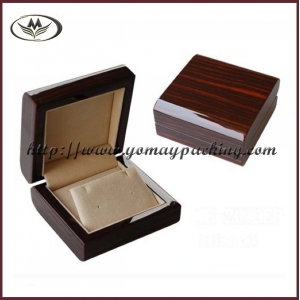 luxury wooden earring case  EHM-012