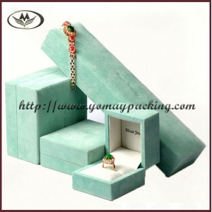 light green velvet jewelry box
