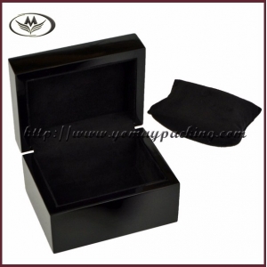 black wood watch box