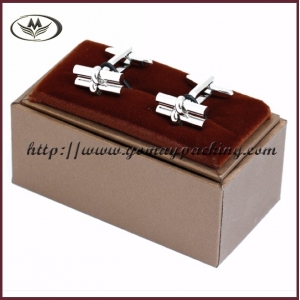 gold paper cufflink box