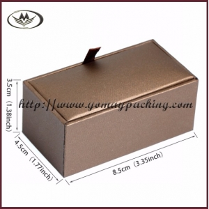 gold paper cufflink box