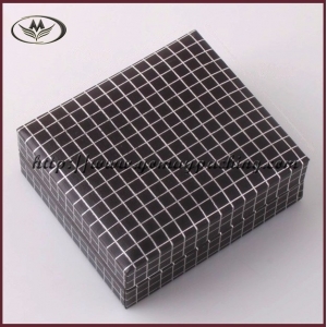 grid paper cufflink box
