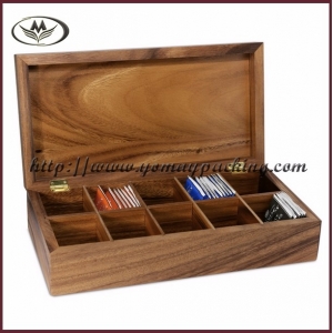 decent walnut wood tea box  CYH-005