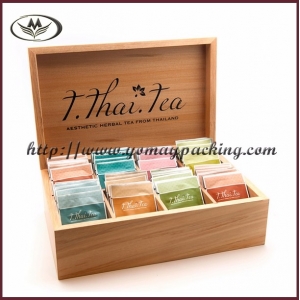 hot selling 8 slots wood tea box  CYH-008