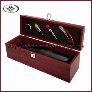 red wine box, wooden wine box  JH-006
