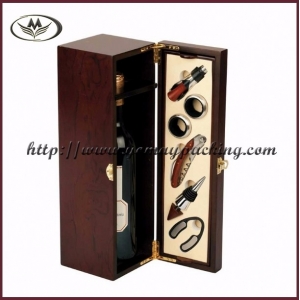 mdf wine box with wine accessories  JH-009