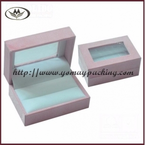 double ring box with window ZJZ-026