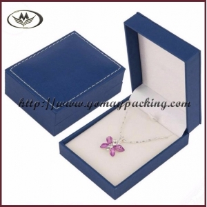 leather pendant box with stitching DZP-015