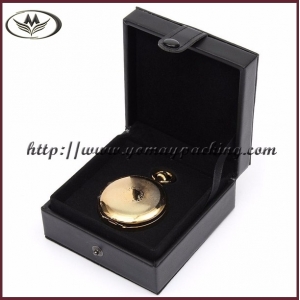 pu leather pocket watch box HBB-007