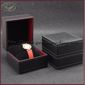 pu watch box with stitching LWB-090