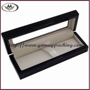 custom wooden pen box with window   BHM-001